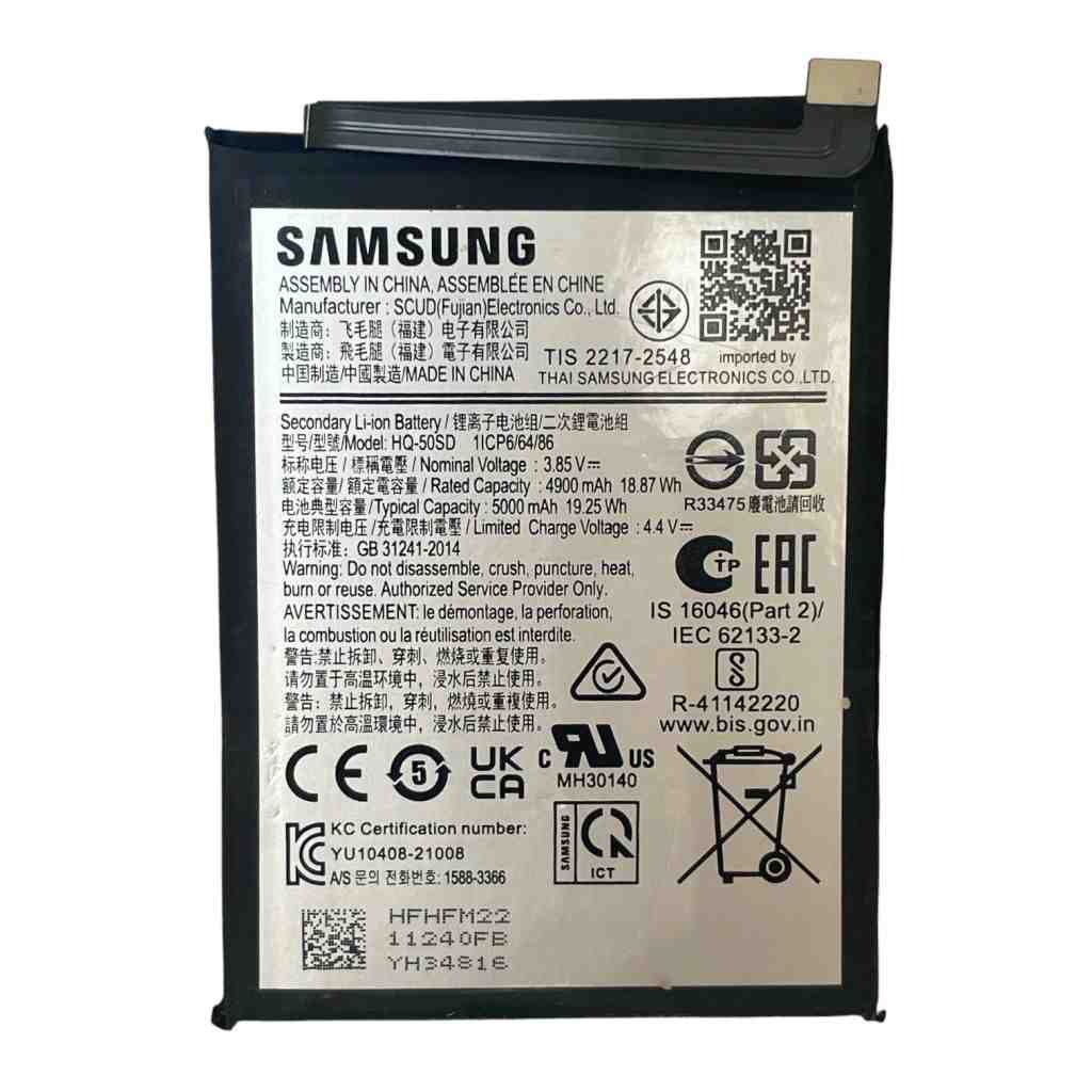 BATERIA SAMSUNG A03 / A02S / A03-S / A04E/ A22 5G HQ-50S SCUD-WT-W1 GENERICA